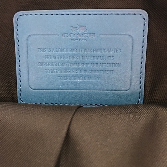 COACH Metropolitan Utility Leather Tote - Picture 4 of 7